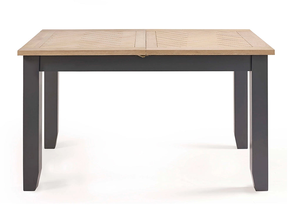 Rua Extending Dining Table Dark Grey 3