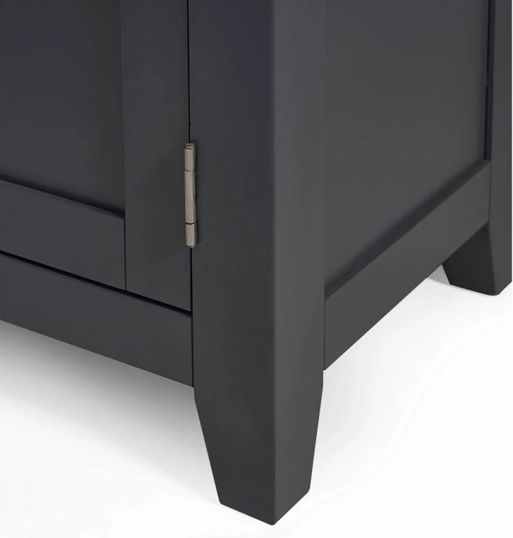 Rua Sideboard Dark Grey with Leg Detail