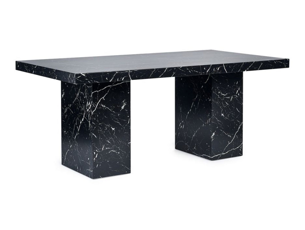 Ryker Marble Dining Table Black