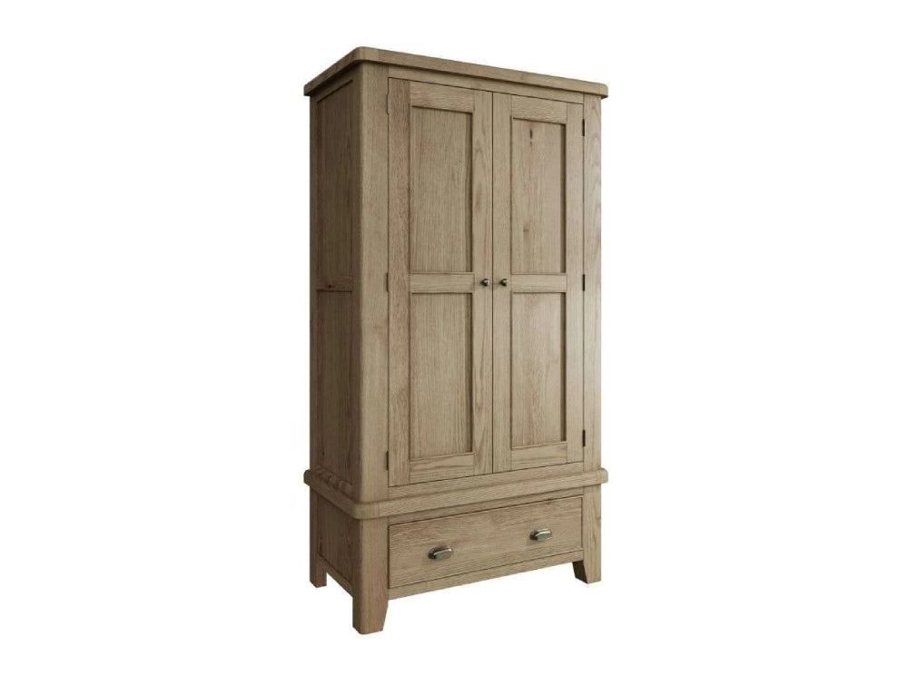 Sadie 2 Door Wardrobe Smoked Oak