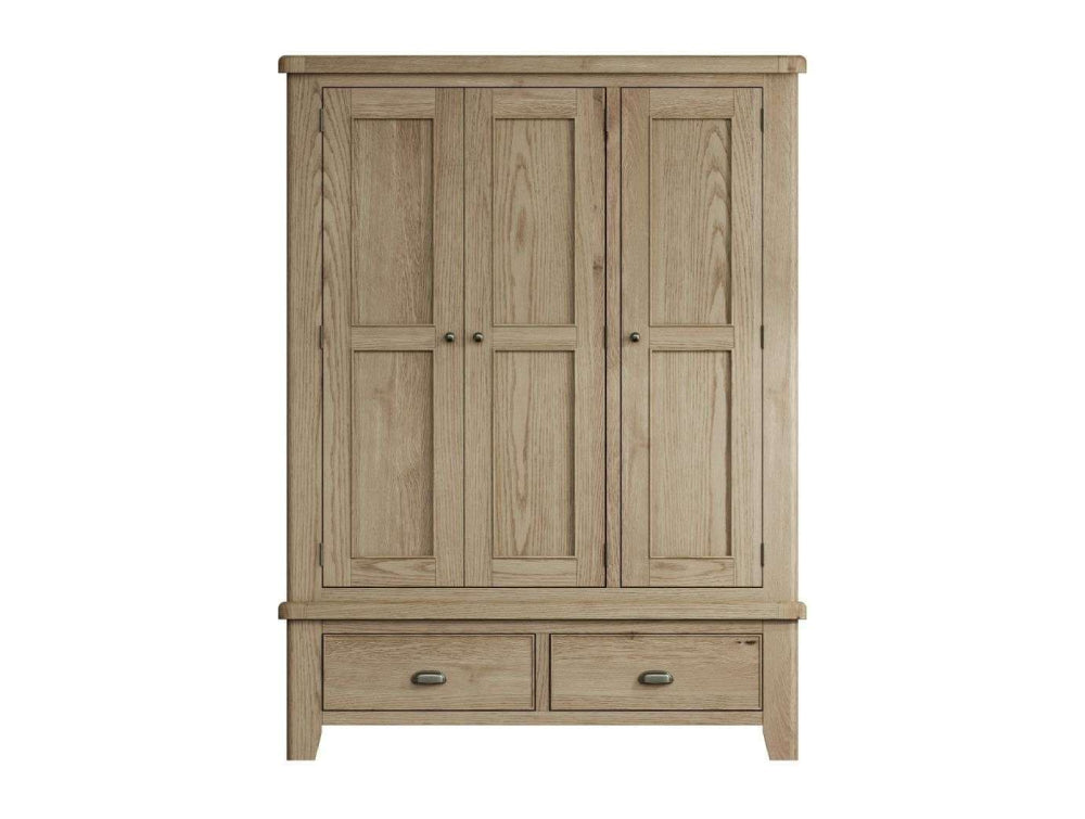 Sadie 3 Door Wardrobe Smoked Oak 3