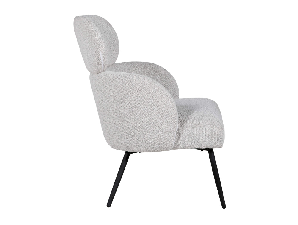Salma Accent Chair Ivory 4