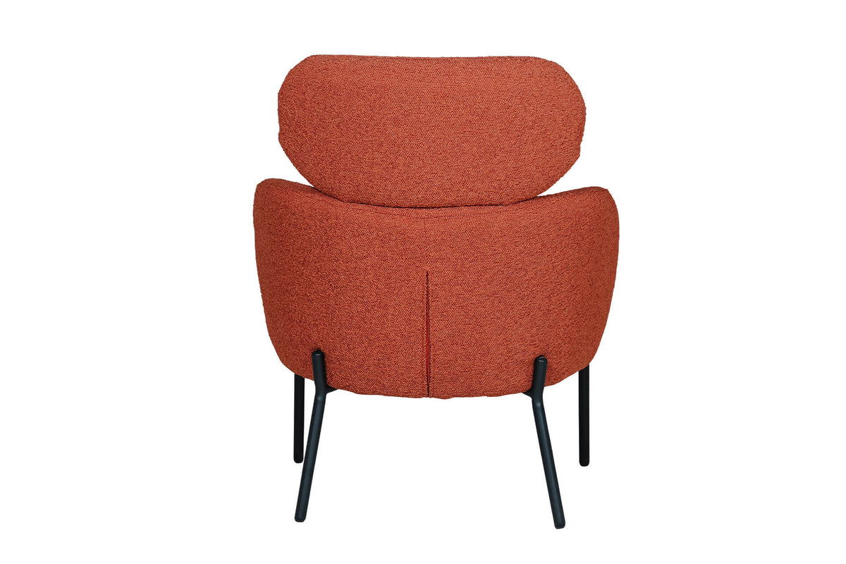 Salma Accent Chair Rust 3