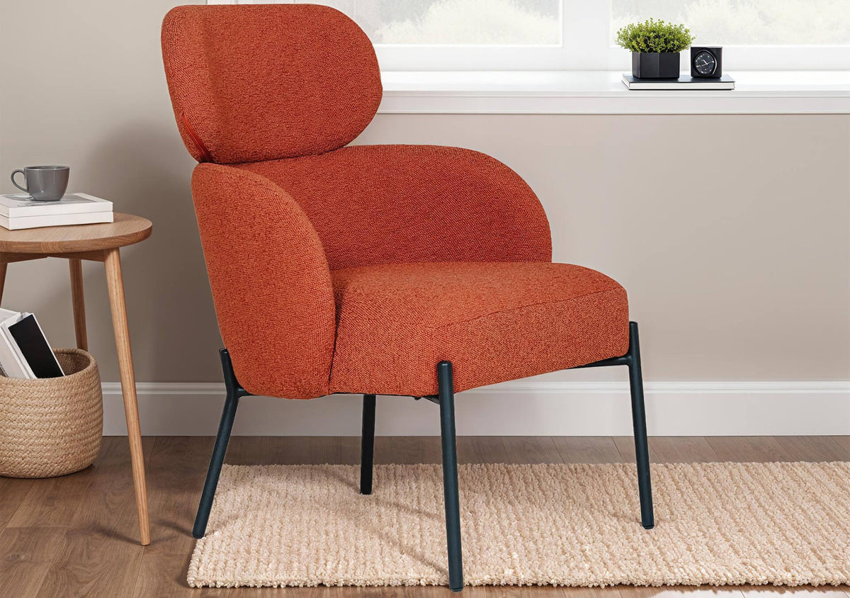 Salma Accent Chair Rust 5