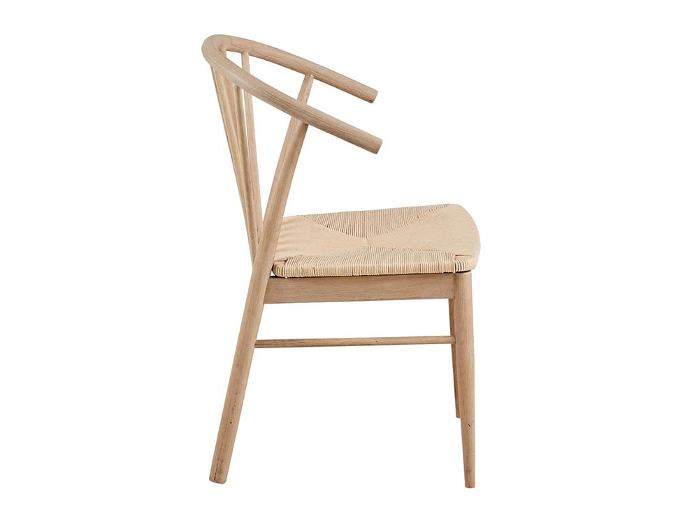 Sam Dining Chair Off White White 3