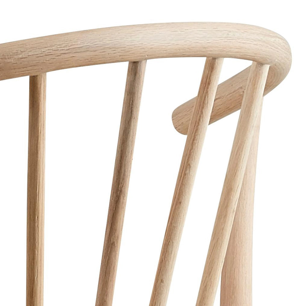 Sam Dining Chair Off White White Backrest Detail