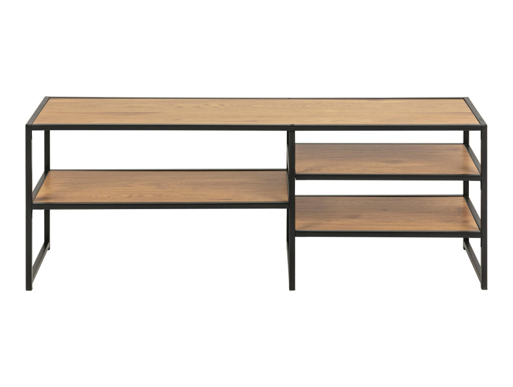 Seattle Media Unit Oak Black 2