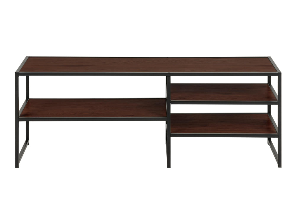 Seattle Media Unit Walnut and Black 2
