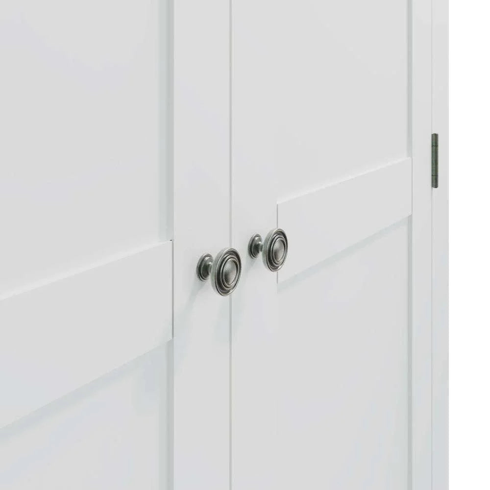 Shelby Full Hanging Wardrobe White Handle Detail