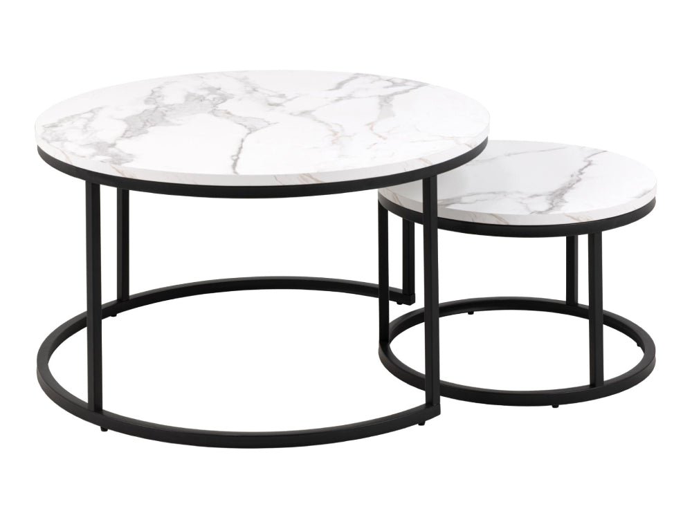 Siena Coffee Table White Marble 2