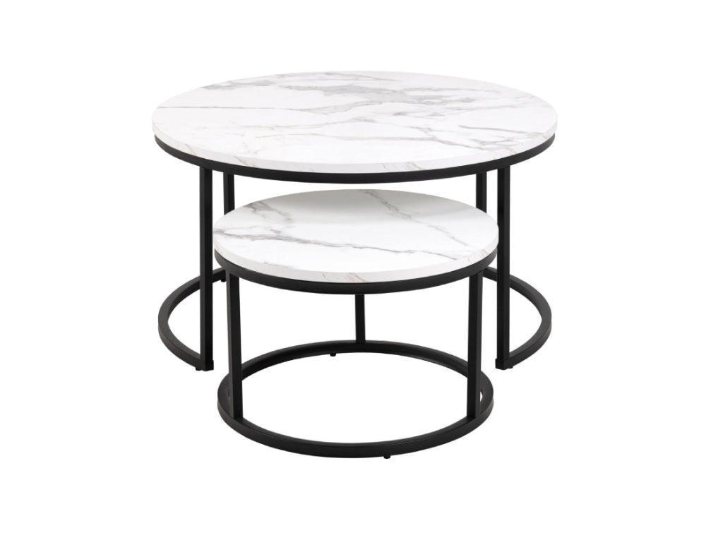 Siena Coffee Table White Marble 3