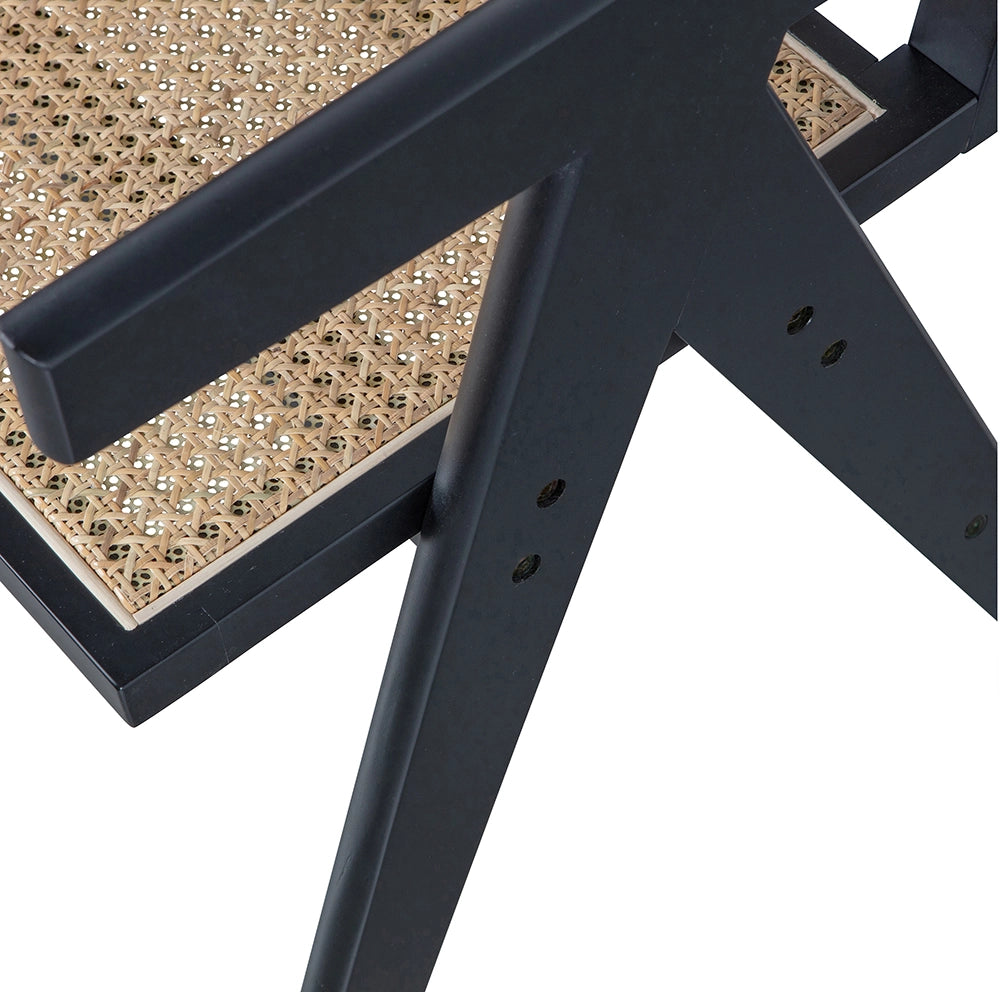 Sierra Dining Chair Black 6 Leg Detail