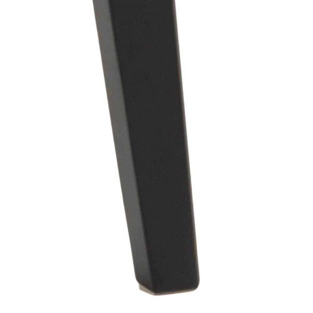 Sierra Round Dining Table Black Leg Detail