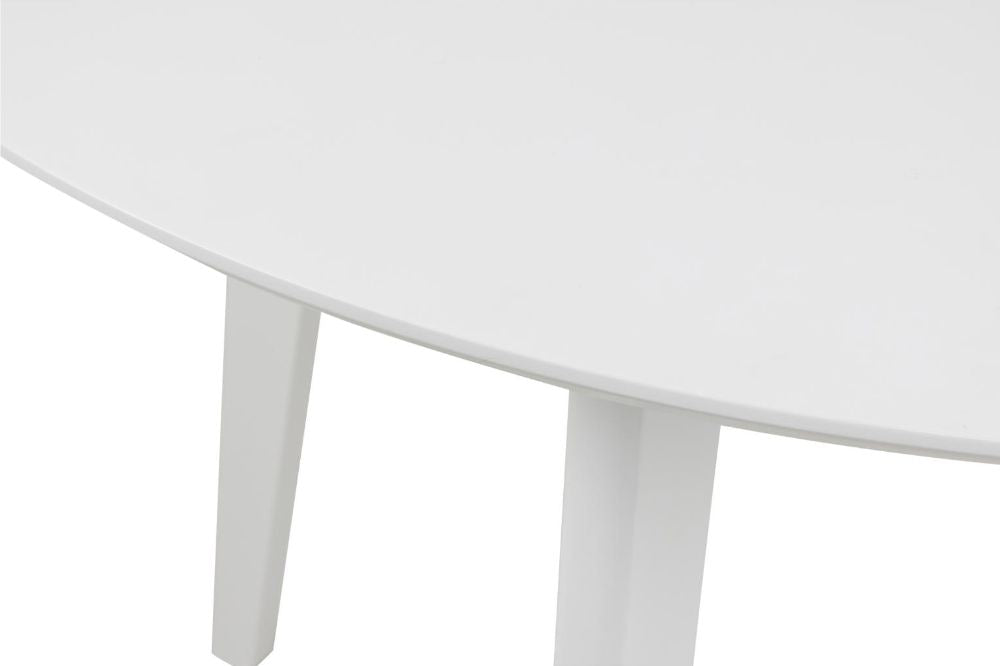 Sierra Round Dining Table White Edge Detail