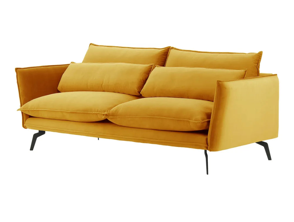 Silas 3 Seater Sofa - Mustard