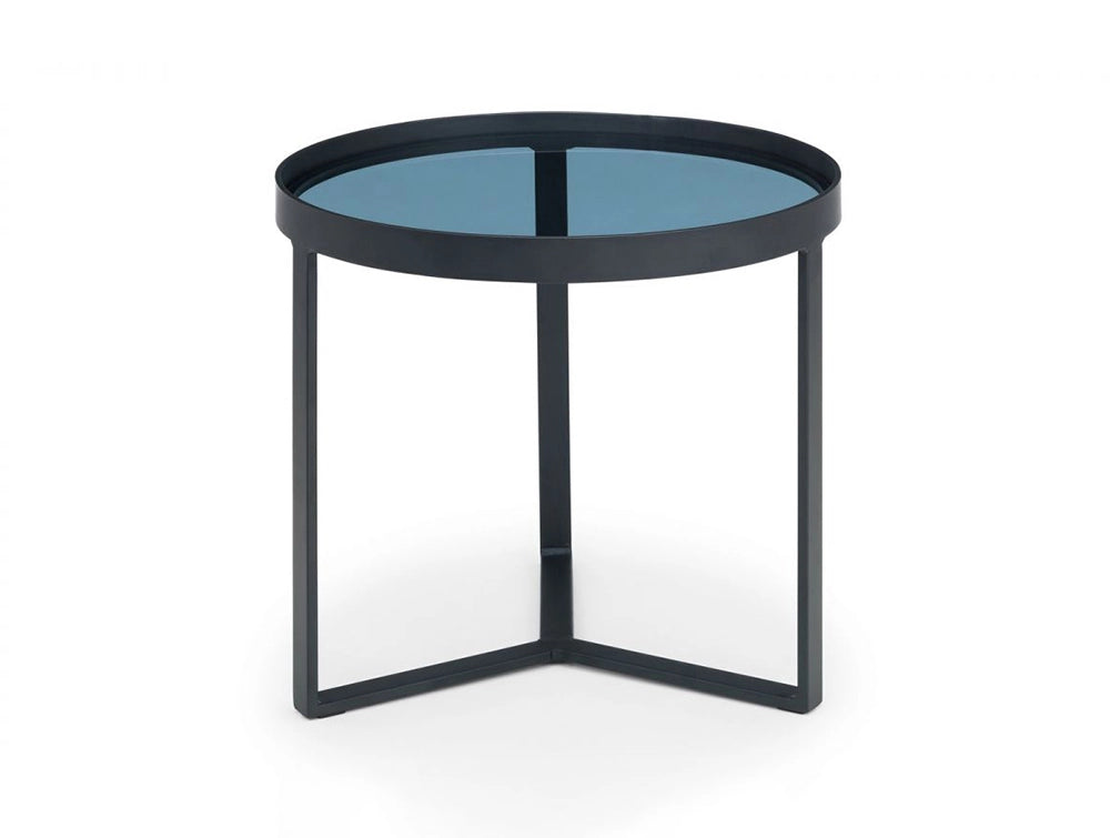 Skylar Lamp Table Smoked Glass 3