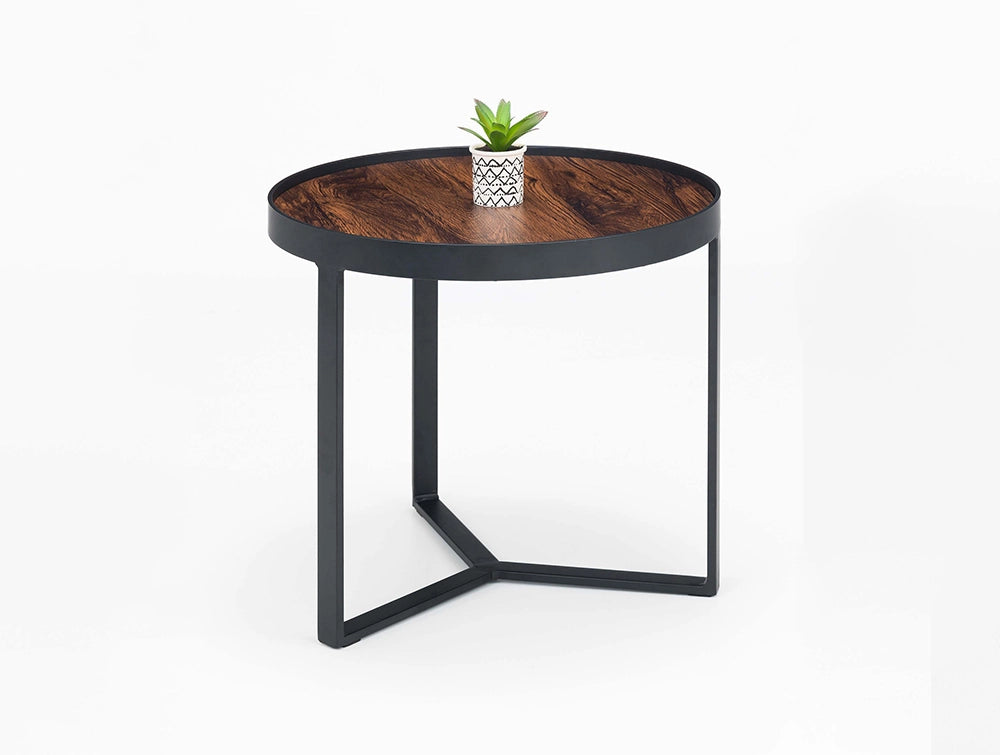 Skylar Lamp Table Walnut 3