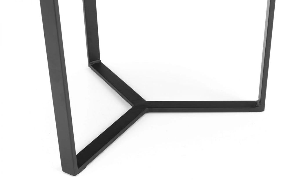 Skylar Lamp Table Walnut Leg Detail