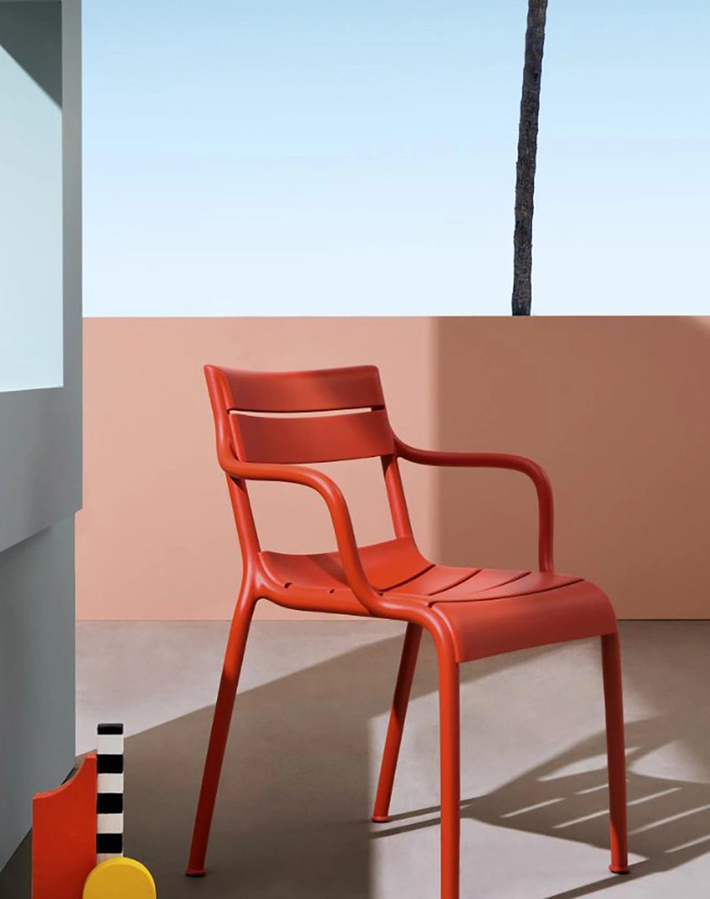 Souvenir Dining Chair in Red Finish