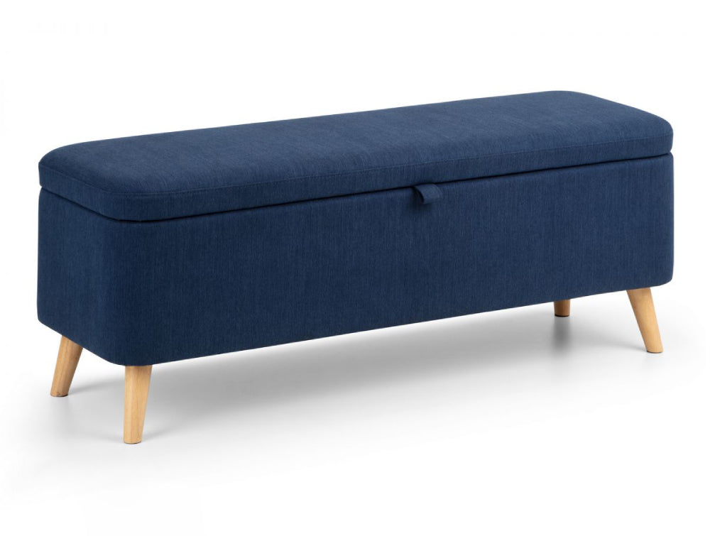 Stellar Upholstered Blanket Box Blue