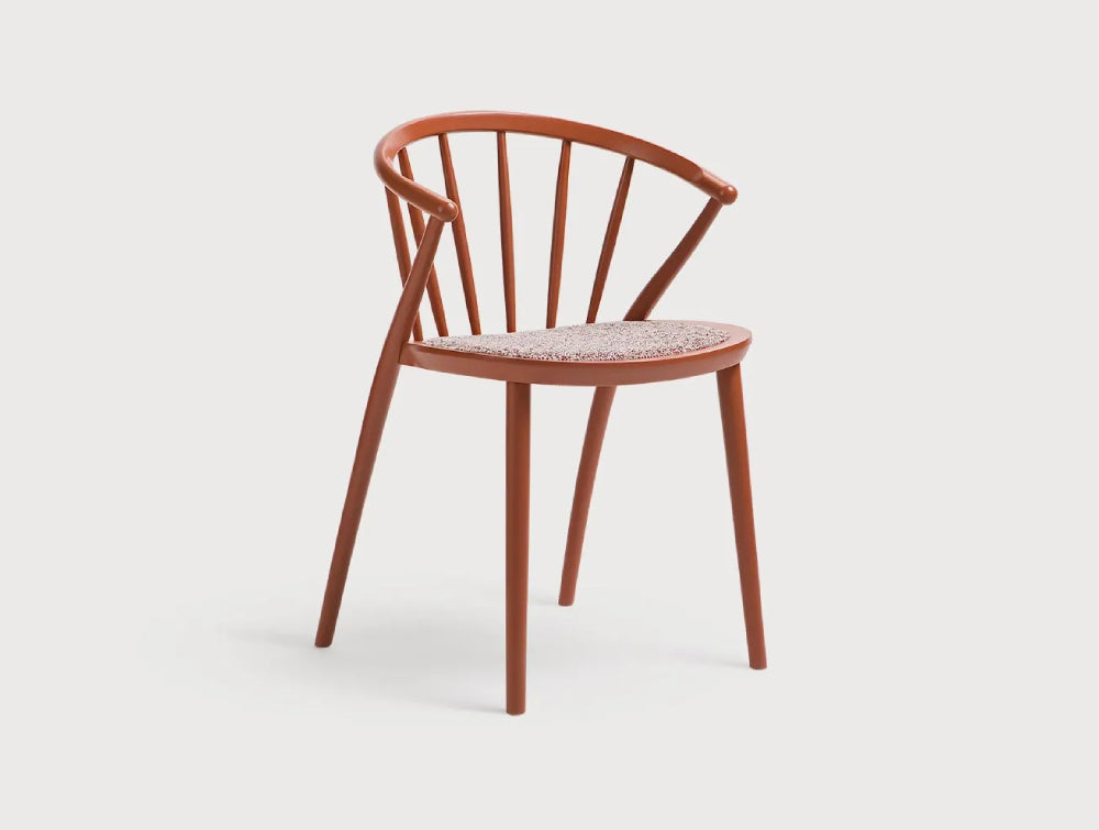 Sudoku Wooden Dining Chair with Seat Pad