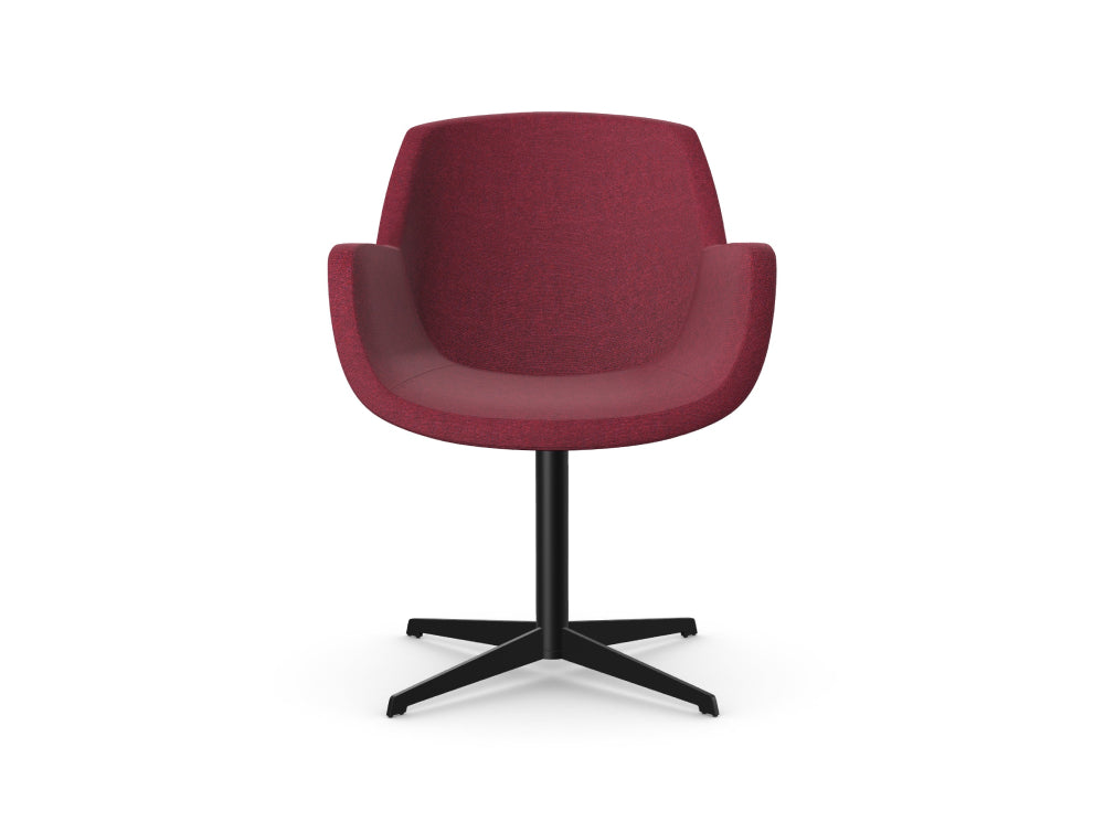 Tiana Upholstered Chair with 4 Star Metal Base 2