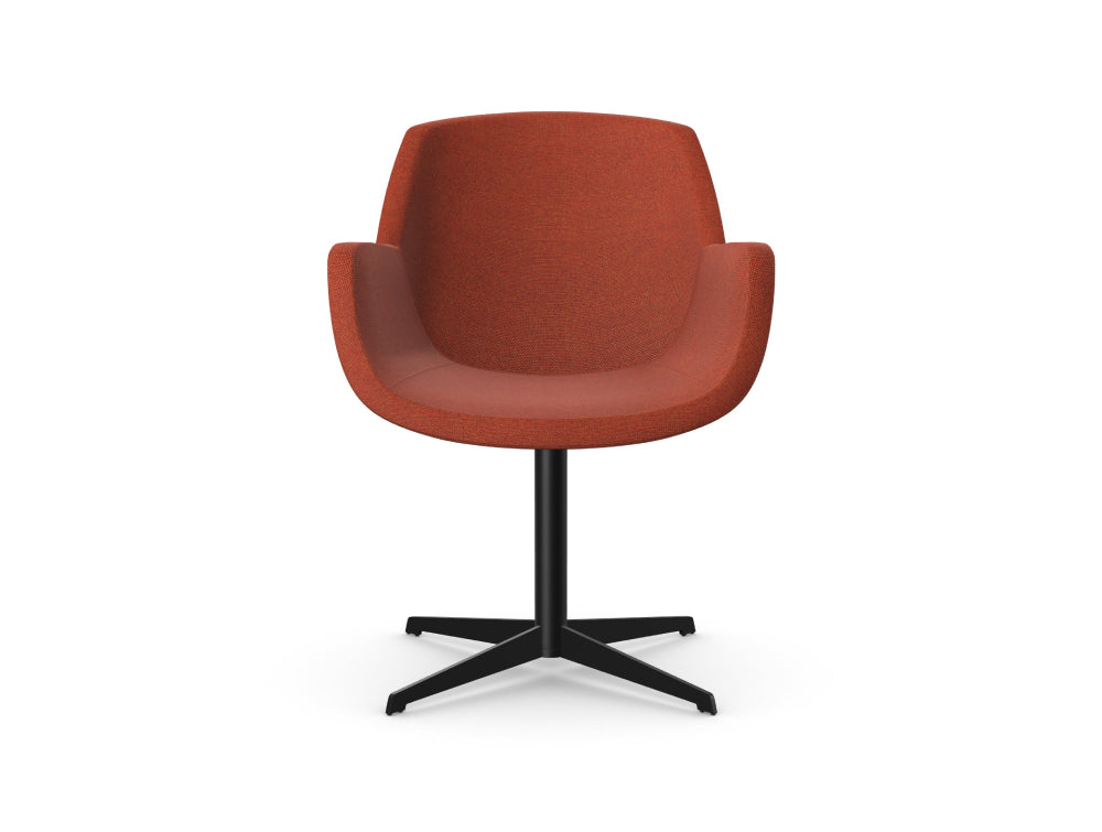 Tiana Upholstered Chair with 4 Star Metal Base 5