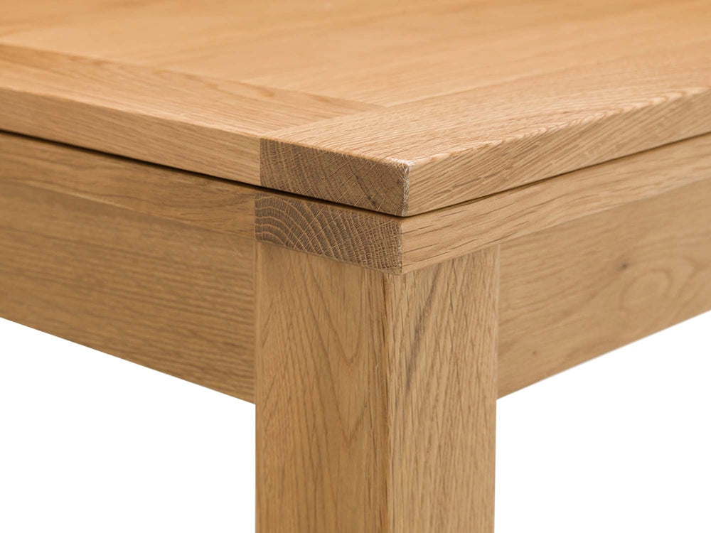 Tori Extending Dining Table Top Corner Detail 2