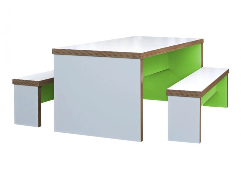 Trestan Rectangular Bench and Table 2