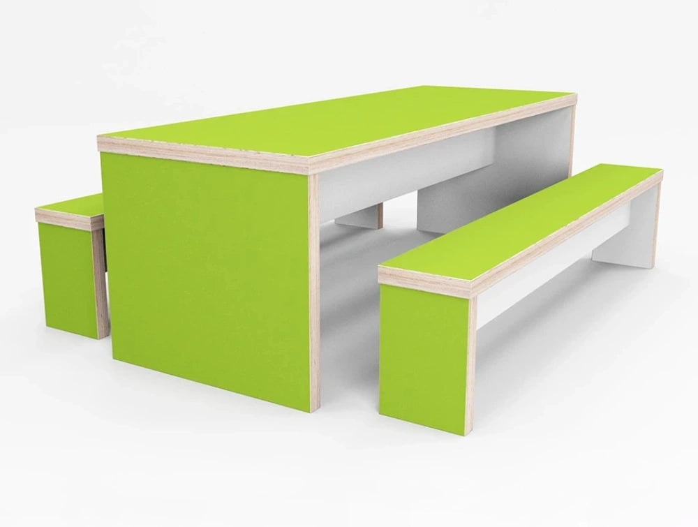 Trestan Rectangular Bench and Table 4