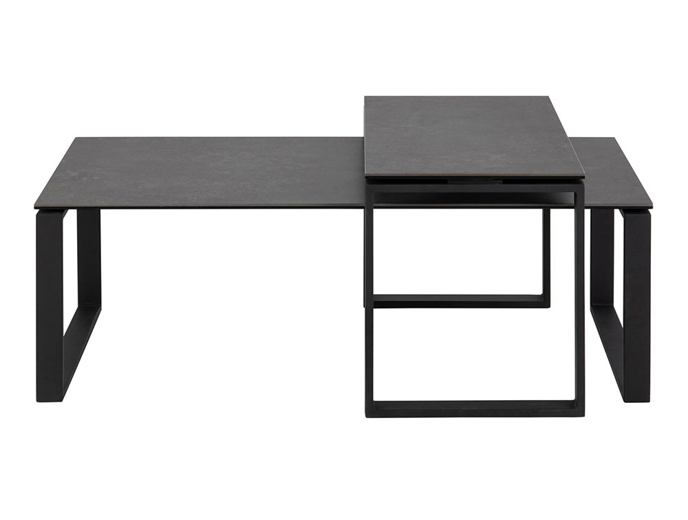Trina Coffee Table Grey Black 2
