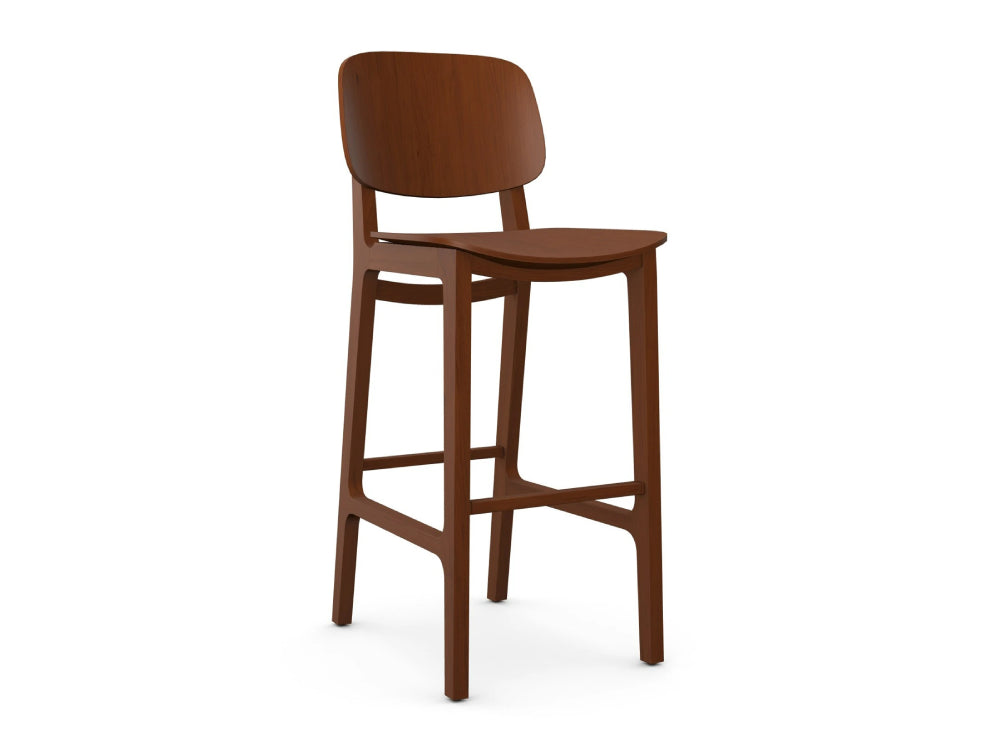 Verge Wooden Barstool 6