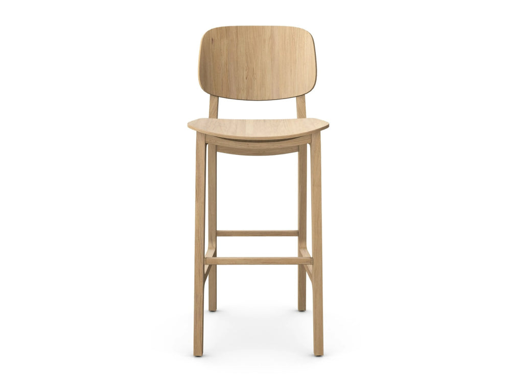 Verge Wooden Barstool