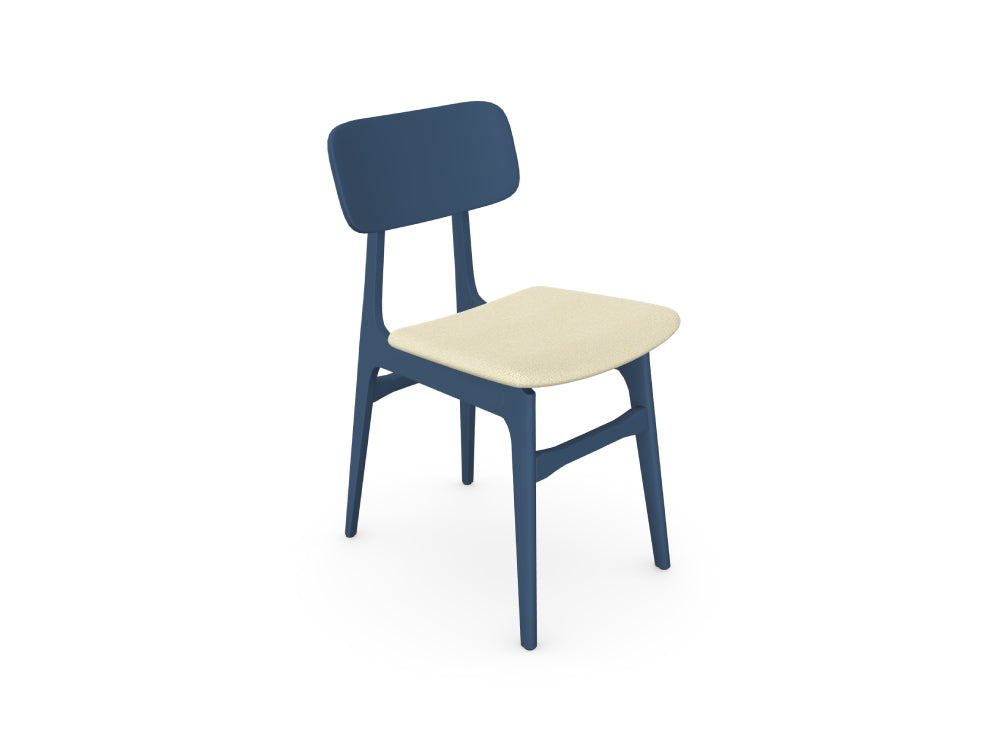Verge Wooden Chair with Upholstered Seat Pad 3