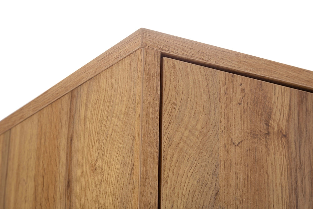 Verona 2 Door 1 Drawer Wardrobe Corner Detail
