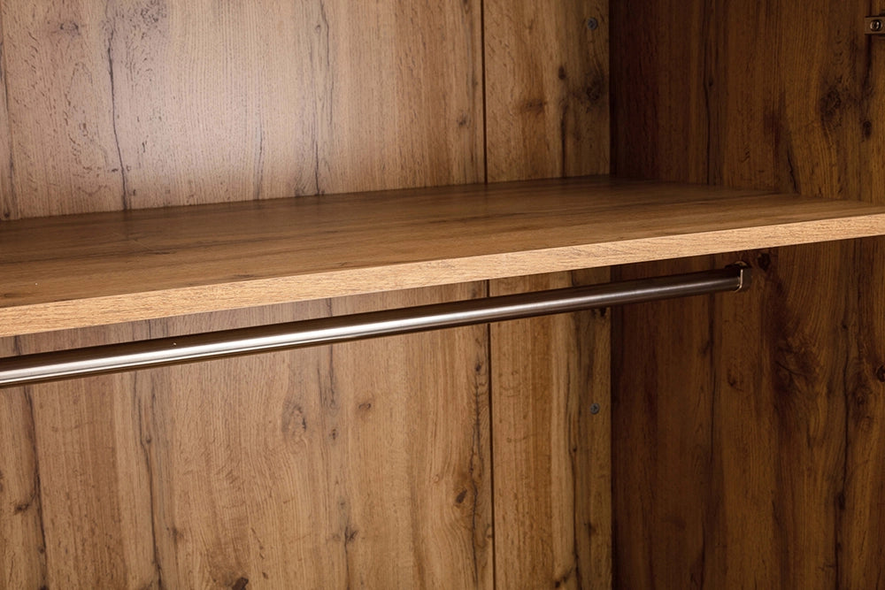 Verona 2 Door 1 Drawer Wardrobe Shelf Detail