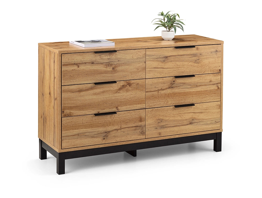 Verona 6 Drawer Wide Chest