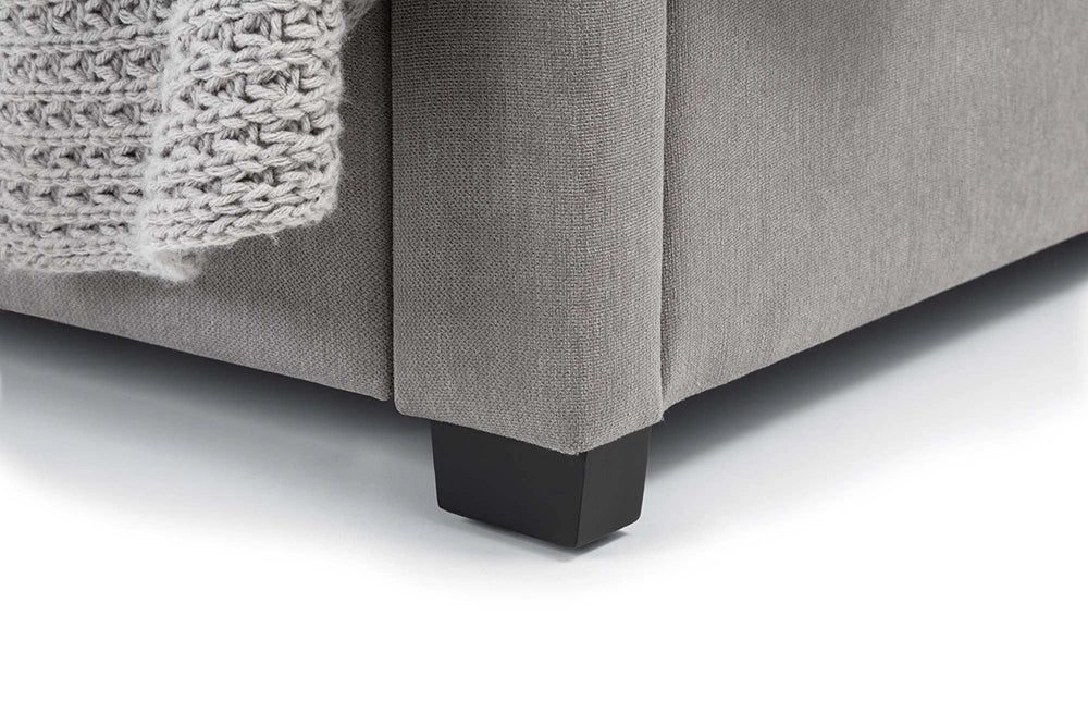 Violet 4 Drawer Bed Grey Foot Detail