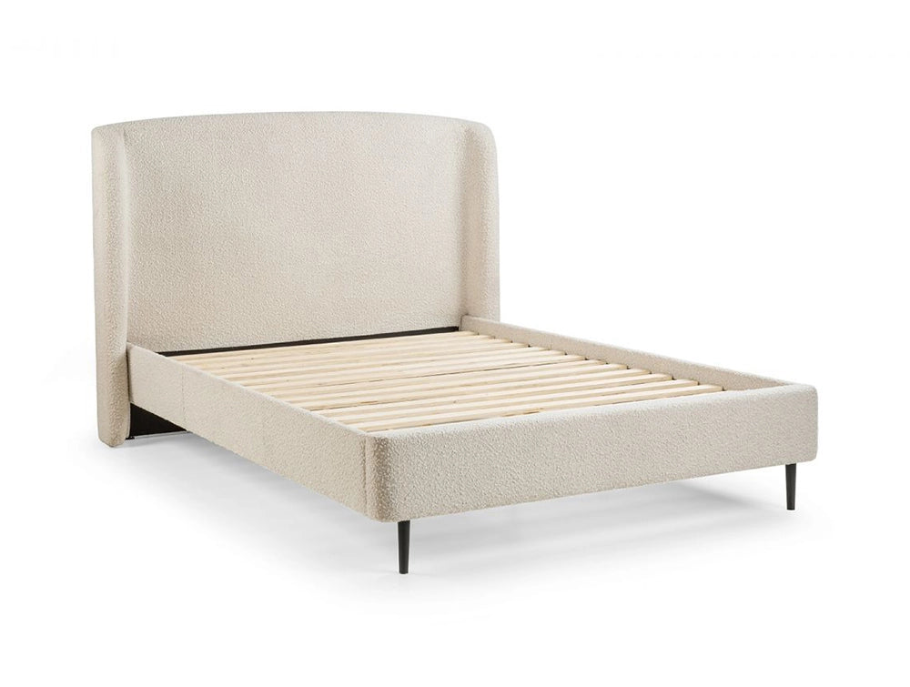 Adam Boucle Bed Ivory 3