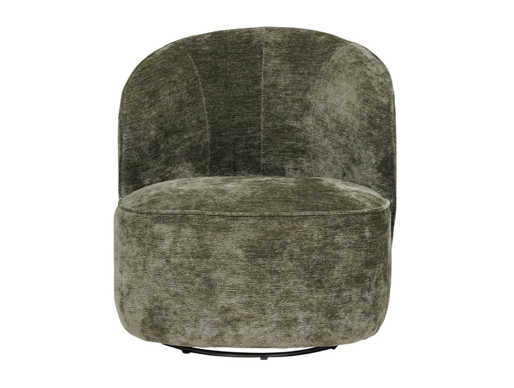 Aera Swivel Accent Chair Green 2