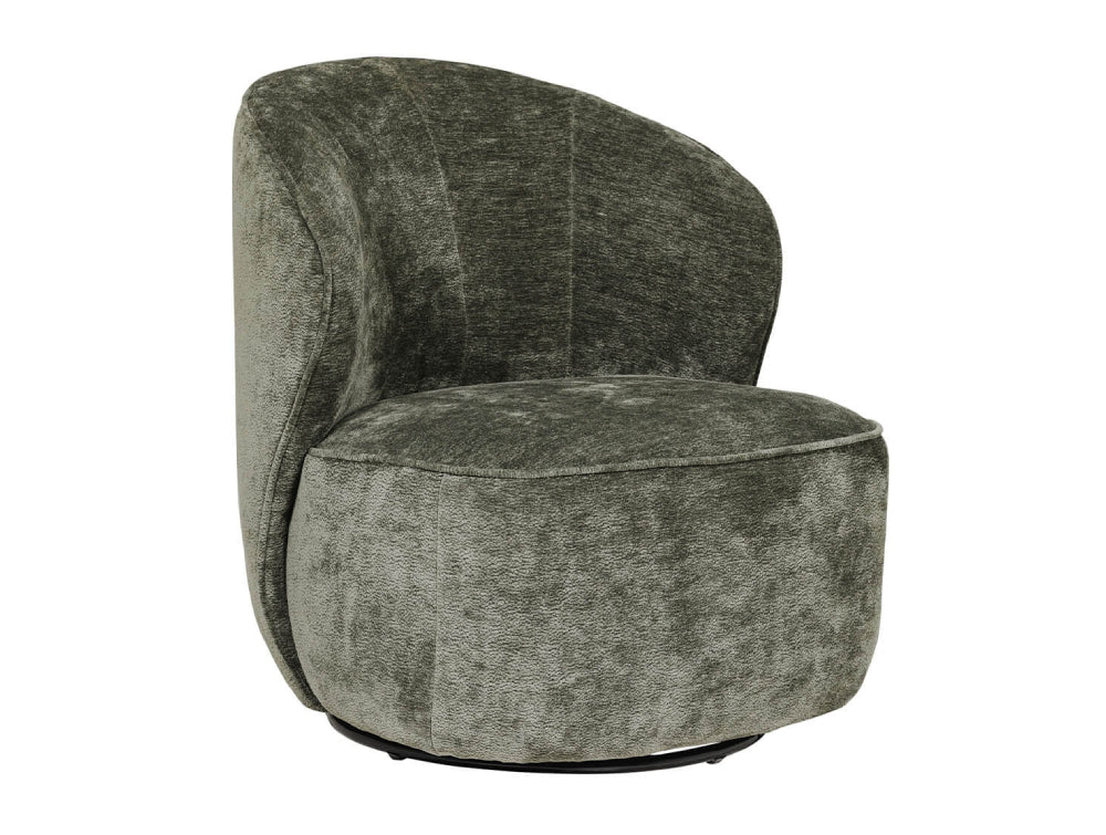 Aera Swivel Accent Chair Green