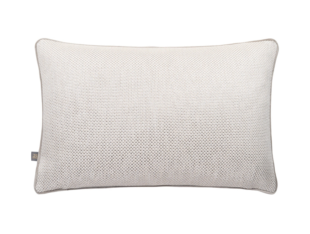 Alex 400x600mm Cushion Cream and Silver 2