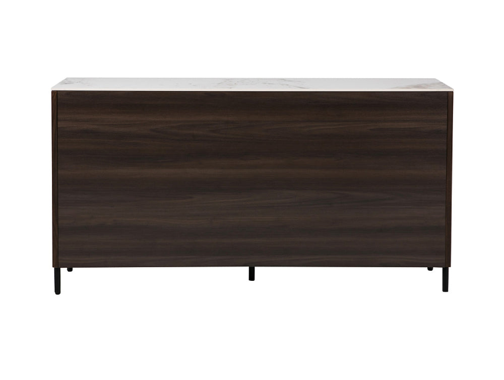 Alina 3 Door Sideboard Brown 3