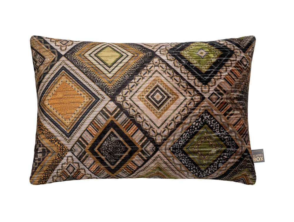 Amara 350x500mm Cushion Green Black