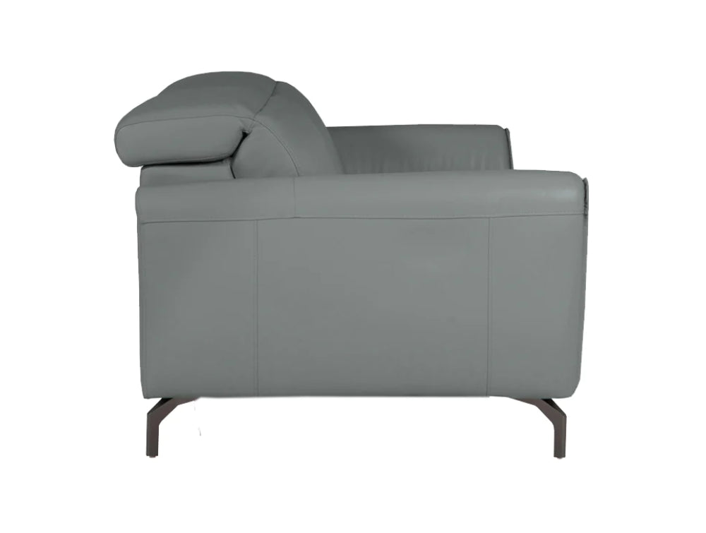 Amelia 2 Seater Sofa Steel 3