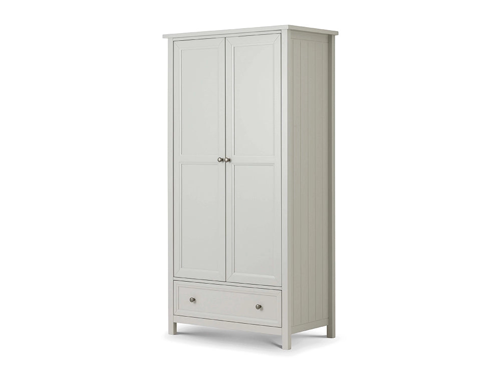 Anne 2 Door Combination Wardrobe Dove Grey