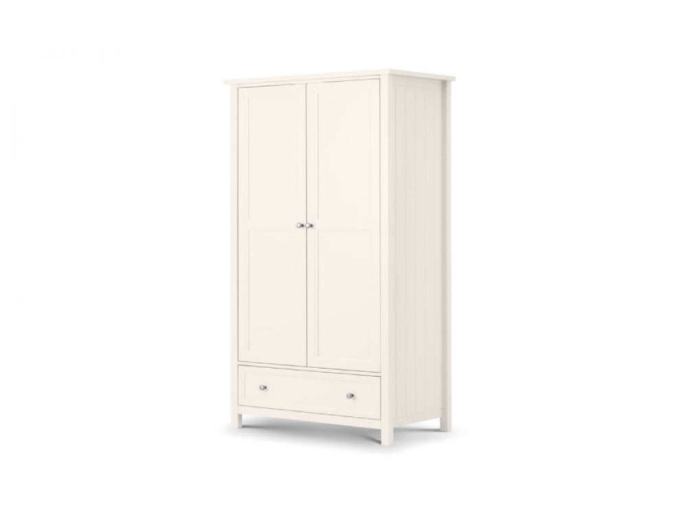 Anne 2 Door Combination Wardrobe Surf White