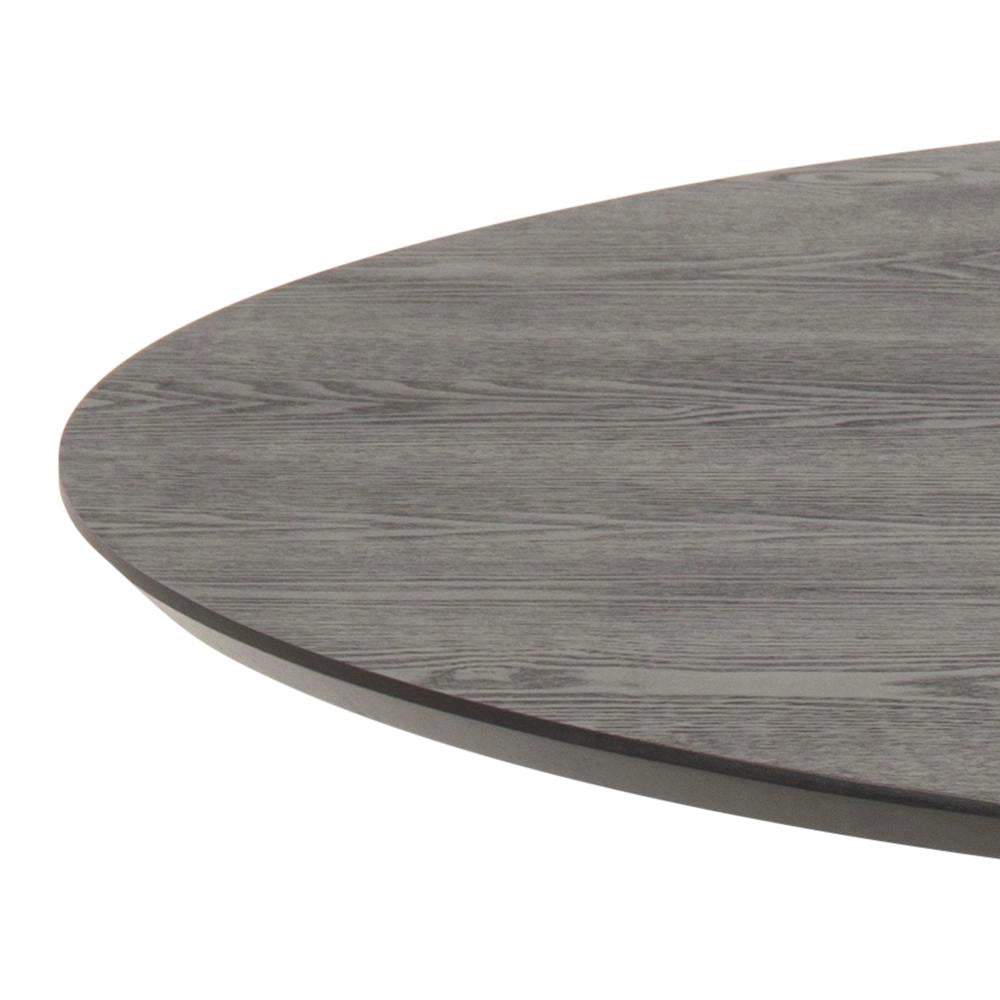 Antonio Round Dining Table Black Top Detail