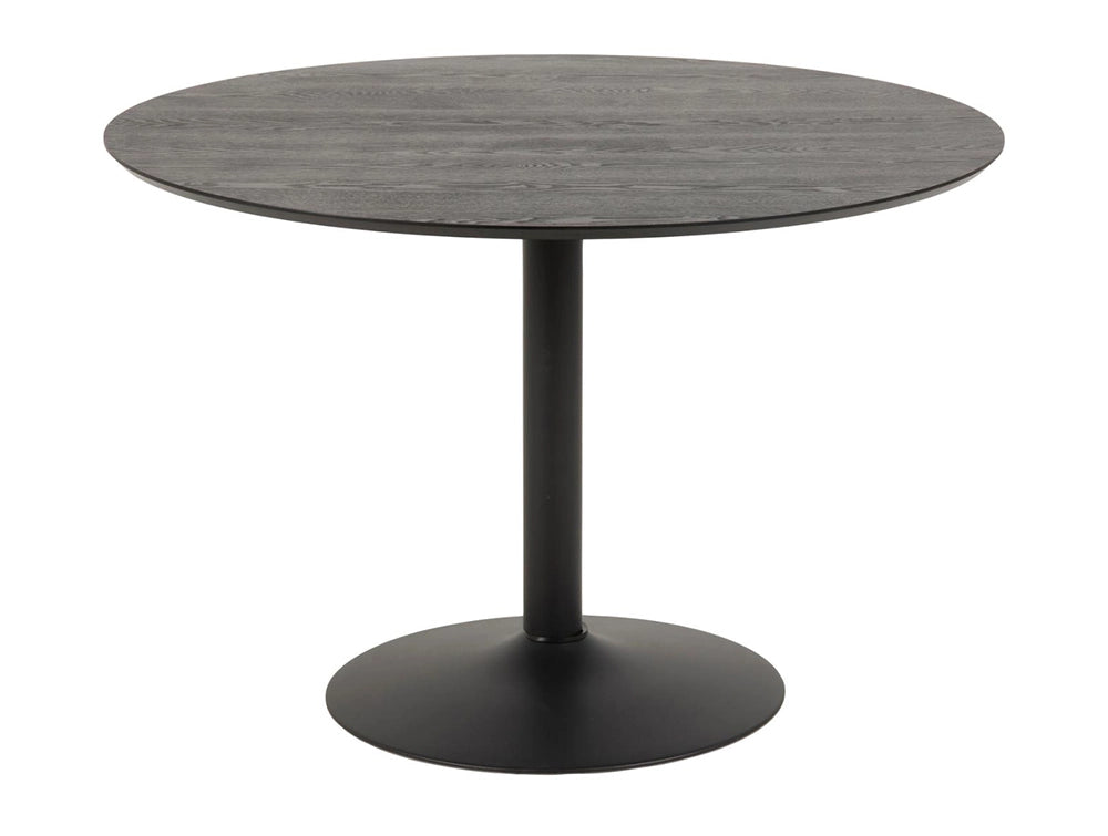 Antonio Round Dining Table Black