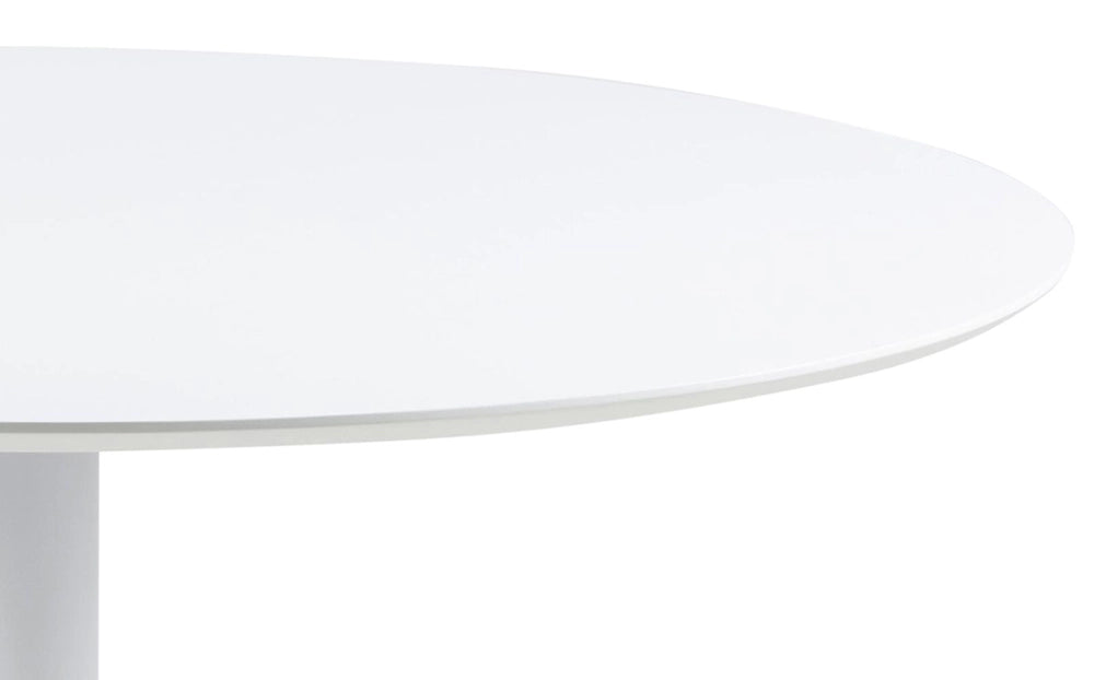 Antonio Round Dining Table White Top Detail 2
